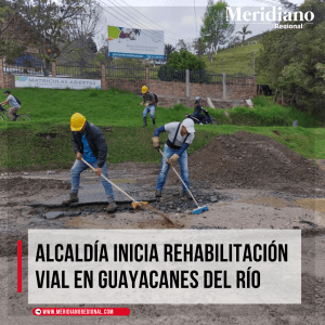 meridiano regional - Alcaldía inicia rehabilitación vial en Guayacanes del Río - barrio Guayacanes del Río - Karina Betancourt Gómez - secretaria de Infraestructura Municipal