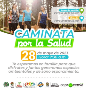 meridiano regional - Caminata por la Salud - Gobernación del Cauca - Indeportes - Parque de la Salud - sector La Torre