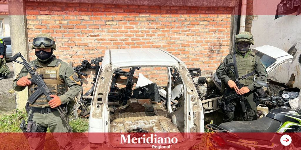 meridiano regional - Desmantelado deshuesadero de carros en la vereda los Robles timbio - noticias timbio - Policía Metropolitana - noticias sur del cauca - Jesús Enrique Quintero