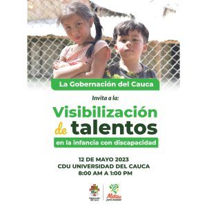 meridiano regional - Gobernación del Cauca - Oficina de Gestión Social - visibilización de talentos - infancia Popayán- Visibilización de talentos en la infancia con discapacidad