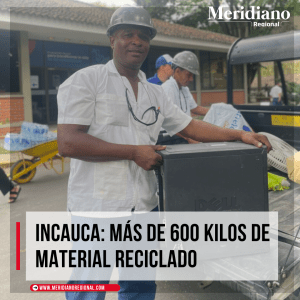 meridiano regional - Incauca - día mundial del reciclaje - ingenio azucarero