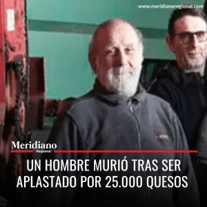 _Meridiano - Instagram (25) - Meridiano Regional Meridiano regional - Un hombre murió tras ser aplastado por 25.000 quesos - quesos Grana Padano - Giacomo Chipparin