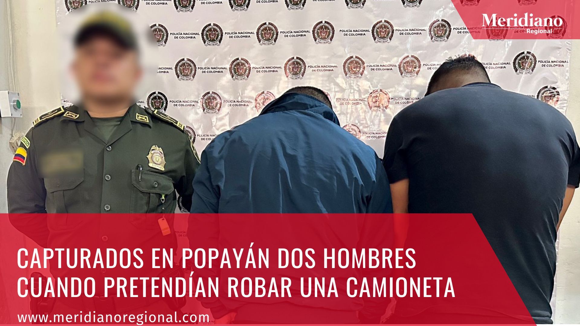 Meridiano regional - Capturados en Popayán dos hombres cuando pretendían robar una camioneta - noticias del cauca – noticias del valle