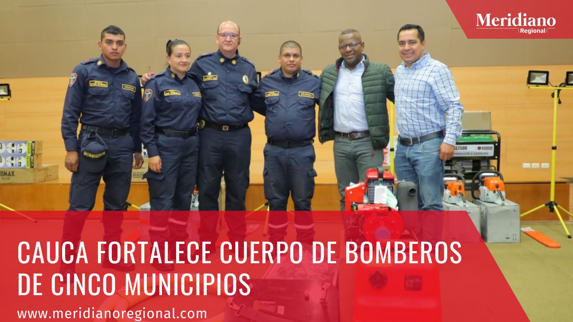 meridiano regional - Gobernación del Cauca - Elías Larrahondo Carabalí - Argelia - López de Micay - Mercaderes - El Ortigal (Miranda) - El Tambo - Jambaló