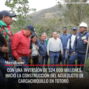 Elías Larrahondo Carabalí - meridiano regional - Gobernador del Cauca - noticias del cauca - acueducto Cargachiquillo en Totoró