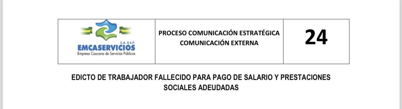Atención al edicto