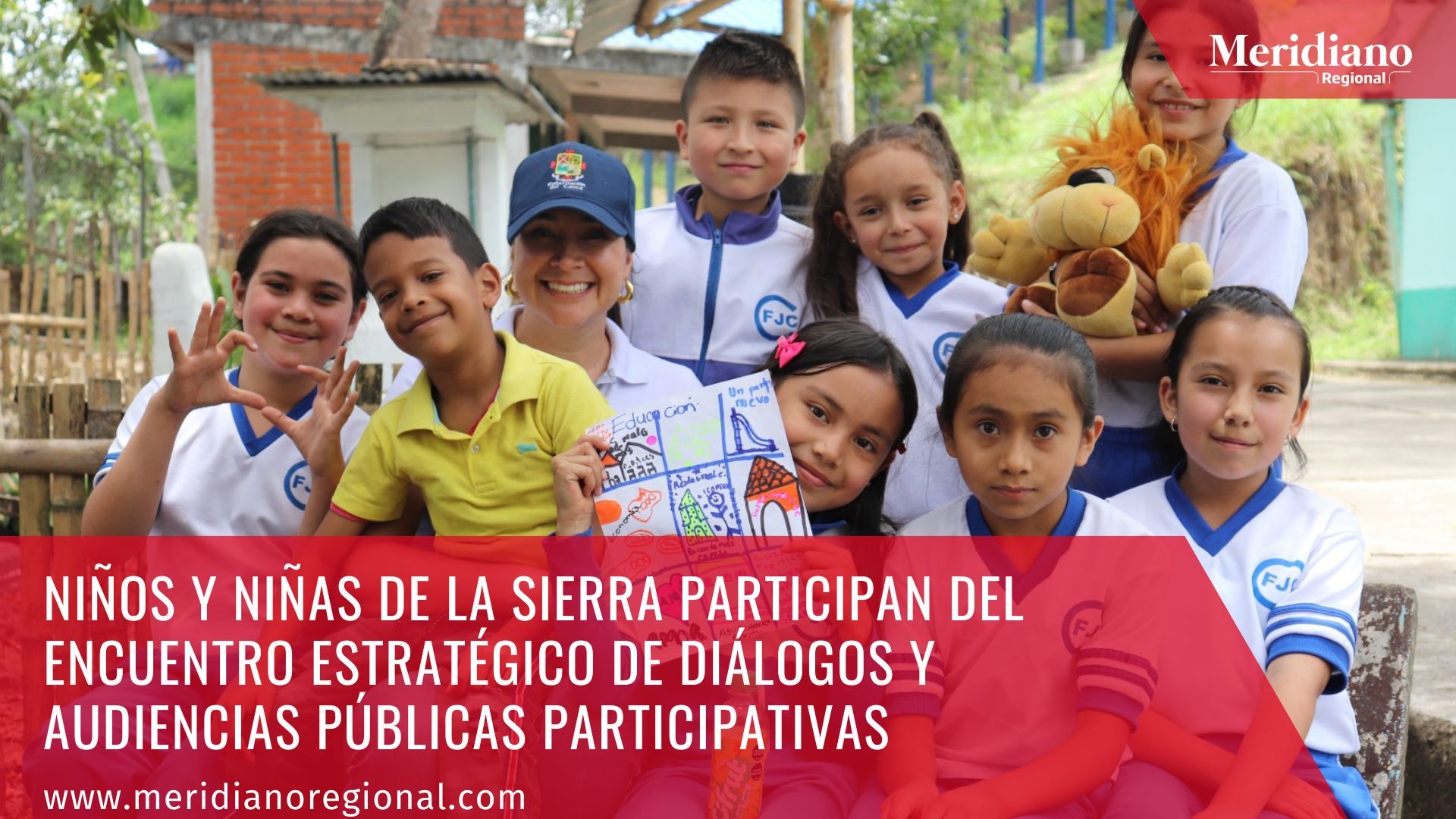 Meridiano regional - gobernación del cauca - Niños y niñas de La Sierra participan del encuentro estratégico de diálogos y audiencias públicas participativas