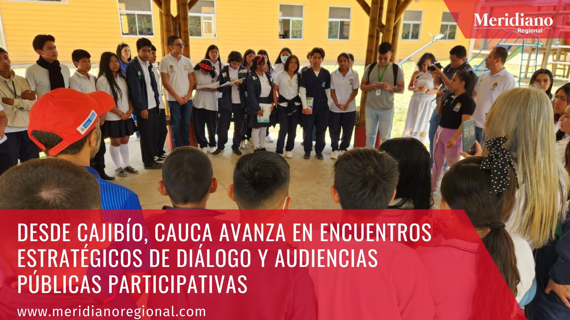 meridiano regional - Gobernación del Cauca - Rendición Pública de Cuentas (RCP ) - Institución Educativa Efraín Orozco - Juley Viviana Gutiérrez