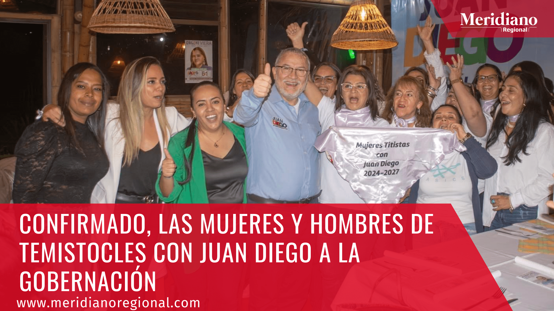 Confirmado, las mujeres y hombres de Temistocles con Juan Diego a la Gobernación