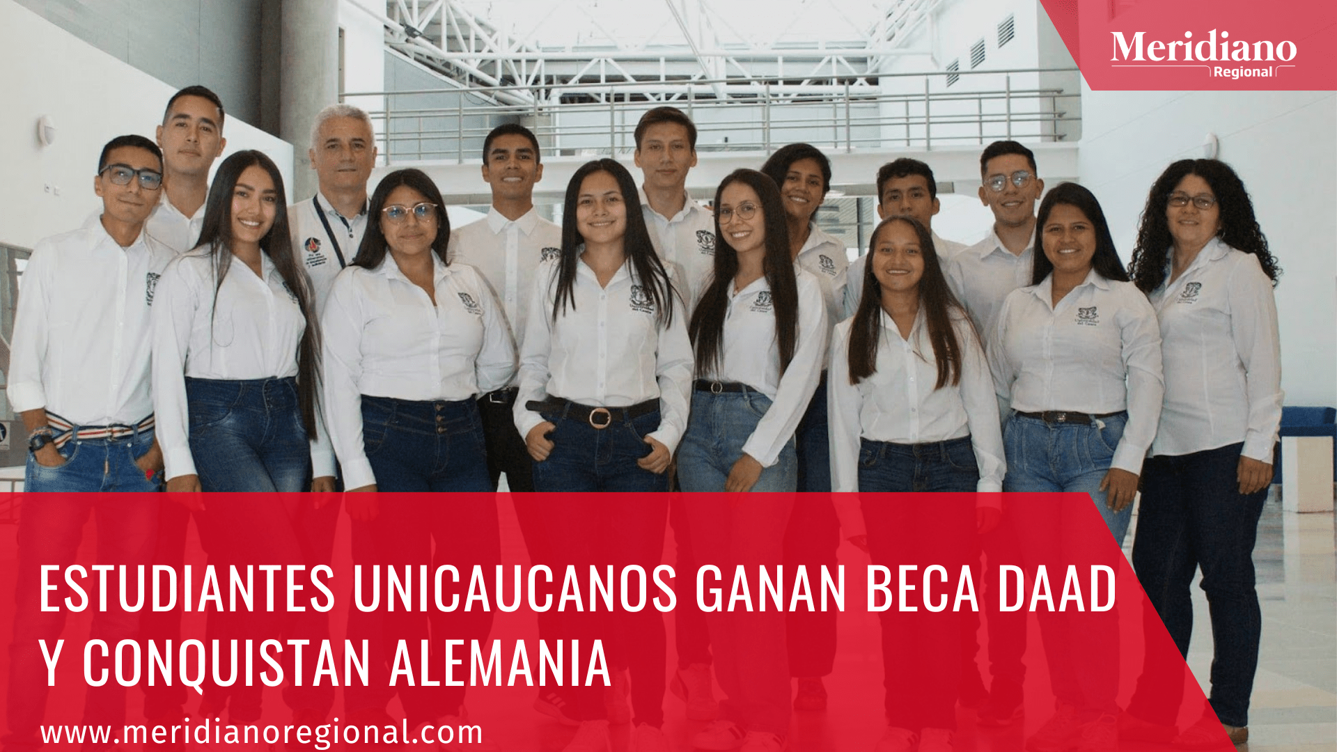 Estudiantes Unicaucanos ganan beca DAAD y conquistan Alemania