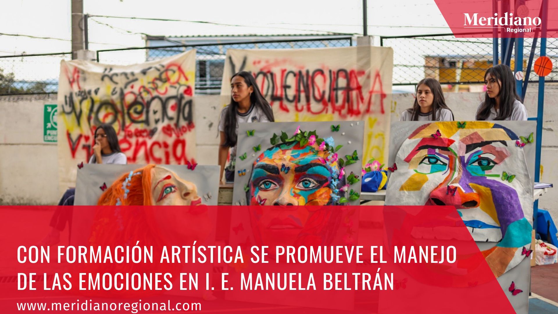 Meridiano regional - alcaldía Popayán - Juan Carlos López Castrillon - alcalde Popayán - I. E. Manuela Beltrán - Retiro Alto - formación artística en técnicas artesanales tradicionales