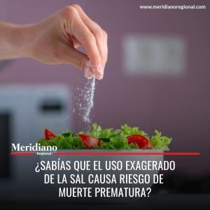 ¿Sabías que el uso exagerado de la sal causa riesgo de muerte prematura – noticias salud – consumo de sal malo – comida perjudicial