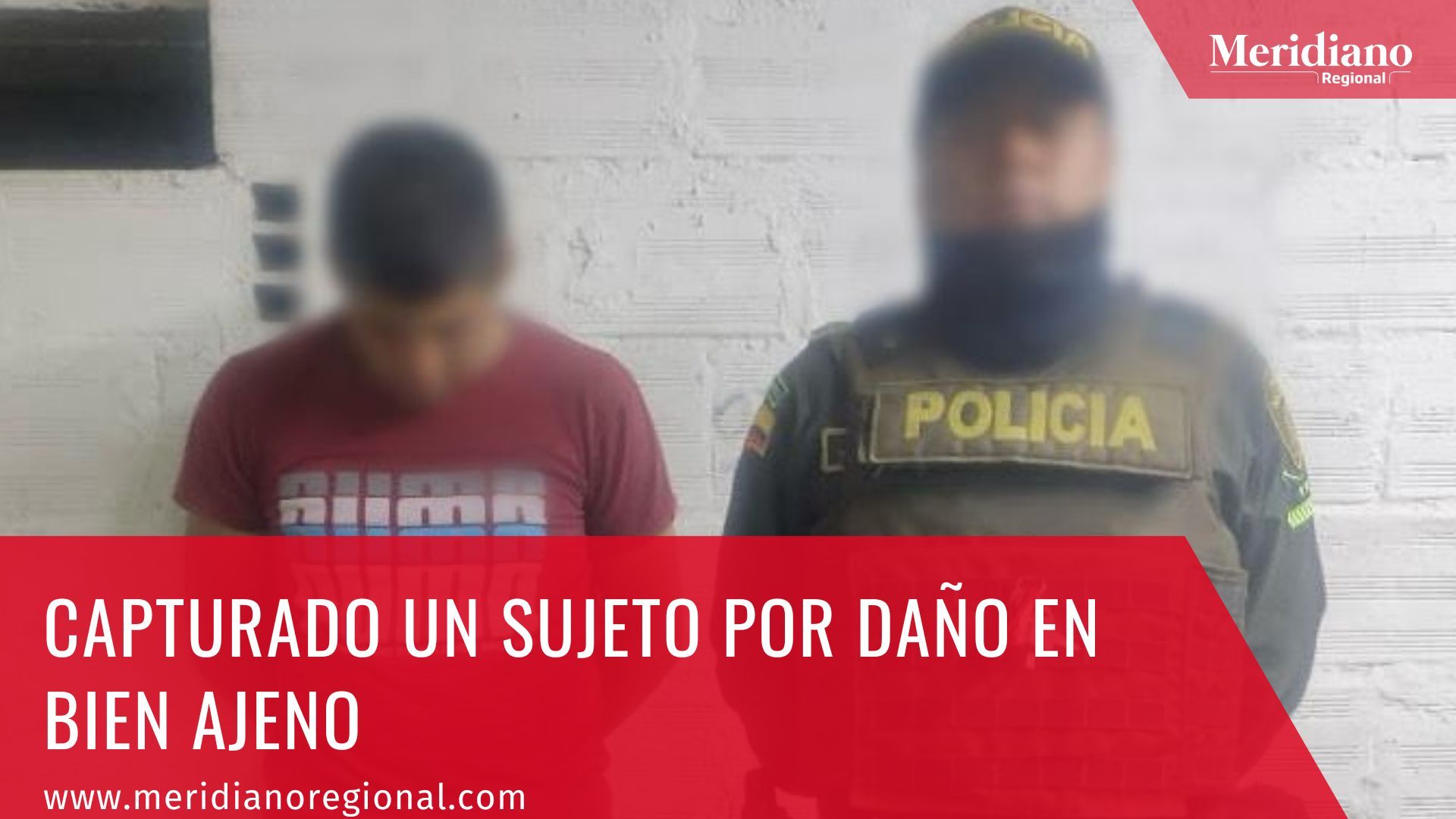Meridiano regional – noticias judiciales – noticias Popayán – noticias cauca – lo más leído - Capturado un sujeto por daño en bien ajeno