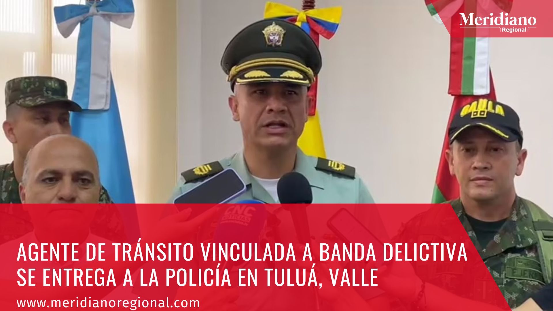 meridiano regional - Agente de tránsito vinculada a banda delictiva - 'La Inmaculada' - Policía en Tuluá, Valle - alias 'Tati