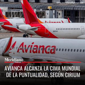 meridiano regional - Avianca alcanza la cima mundial de la puntualidad, según Cirium - noticias cauca - noticias internacionales - Meridiano Regional meridiano regional - Avianca alcanza la cima mundial de la puntualidad, según Cirium - noticias cauca - noticias internacionales