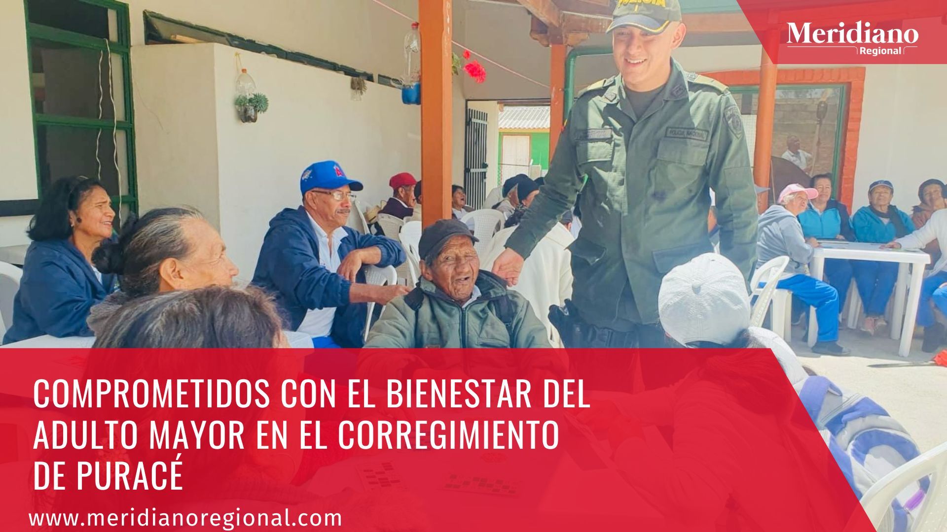 Comprometidos con el bienestar del adulto mayor en el Corregimiento de Puracé