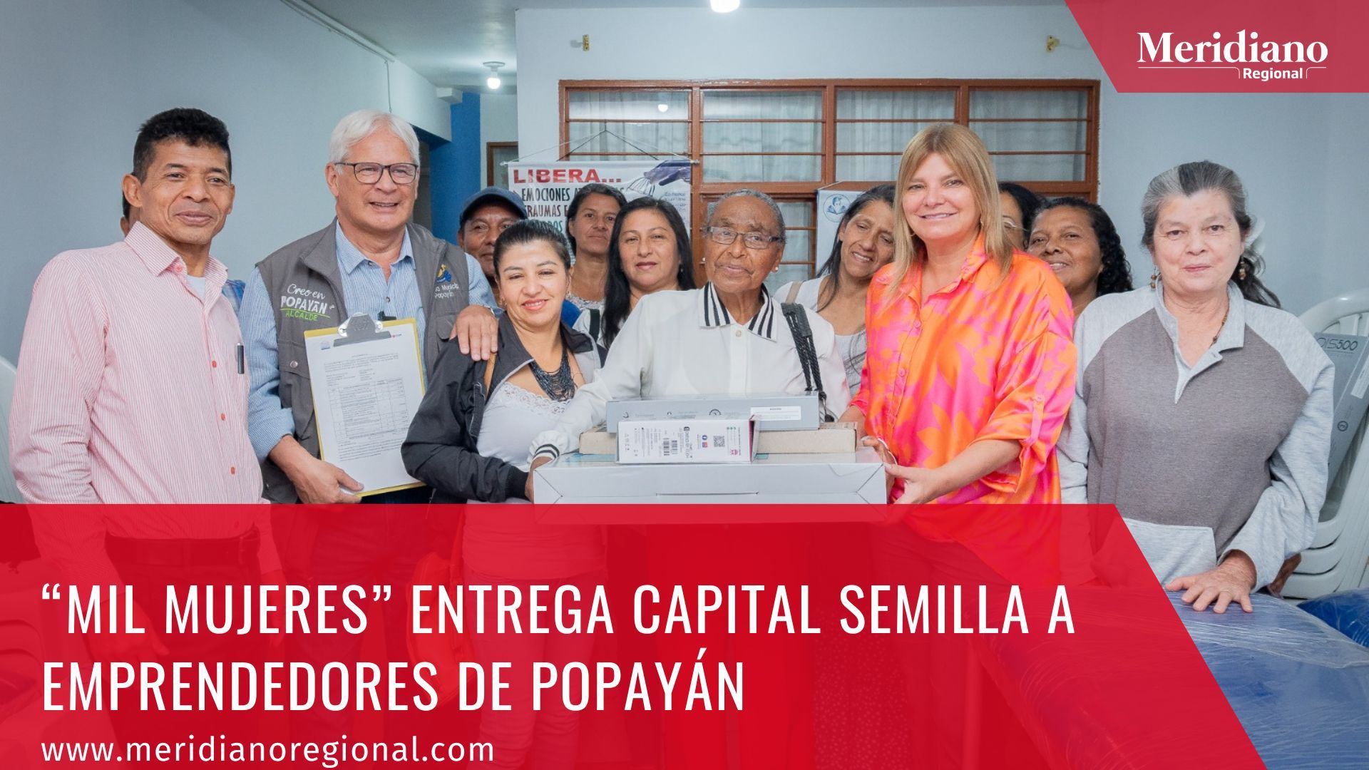 meridiano regional -  El programa Mil Mujeres y Personas con Discapacidad Trabajando desde Casa - Popayán - alcaldía Popayán - Juan Carlos López - alcalde Popayán