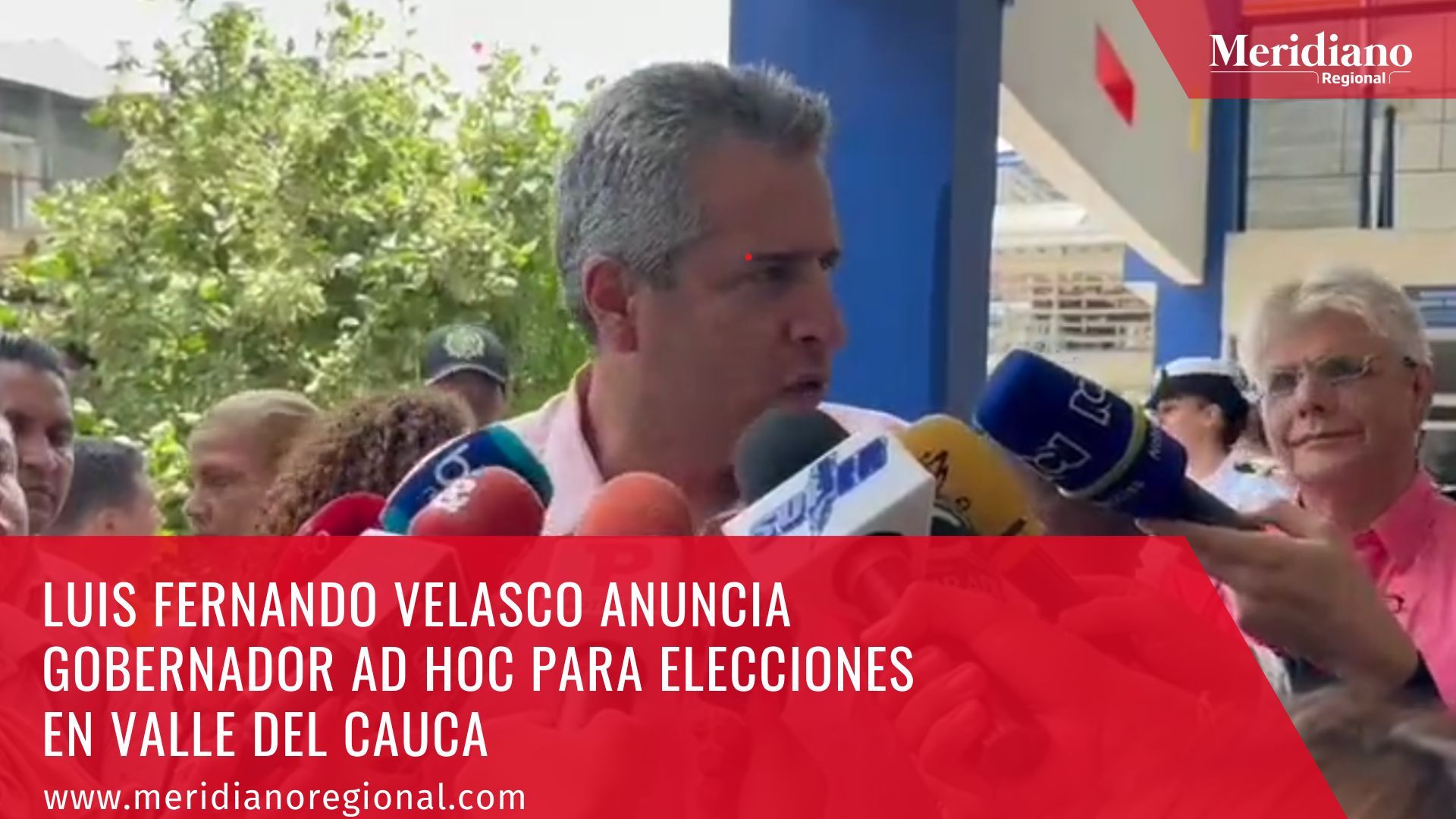 meridiano regional - Luis Fernando Velasco anuncia gobernador ad hoc para elecciones en Valle del Cauca - noticias cauca - noticias valle - noticias caracol - noticias rcn - noticias telepacifico