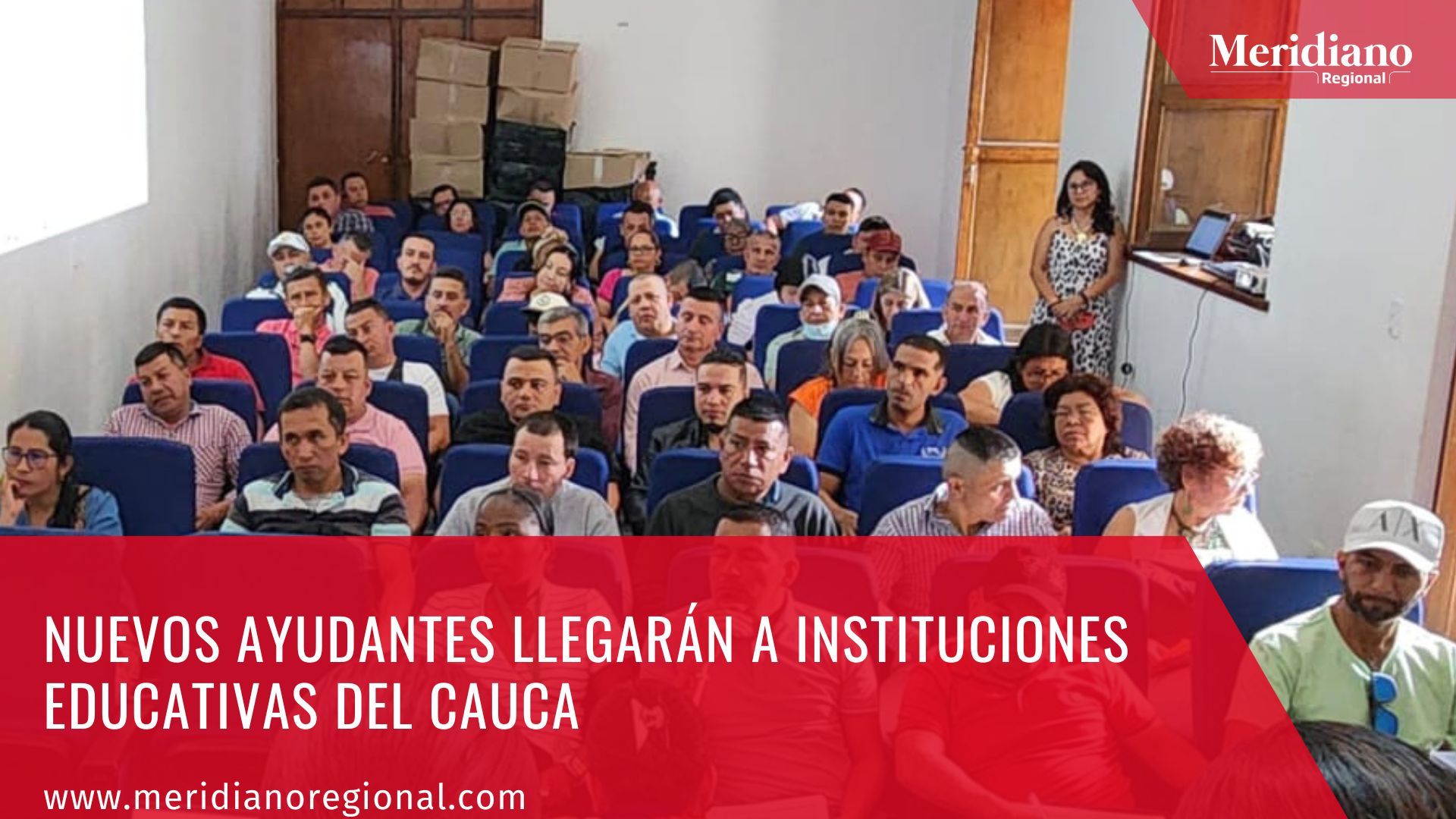 meridiano regional - Nuevos ayudantes llegarán a Instituciones Educativas del Cauca - noticias del cauca - gobernación del Cauca - elias larrahondo