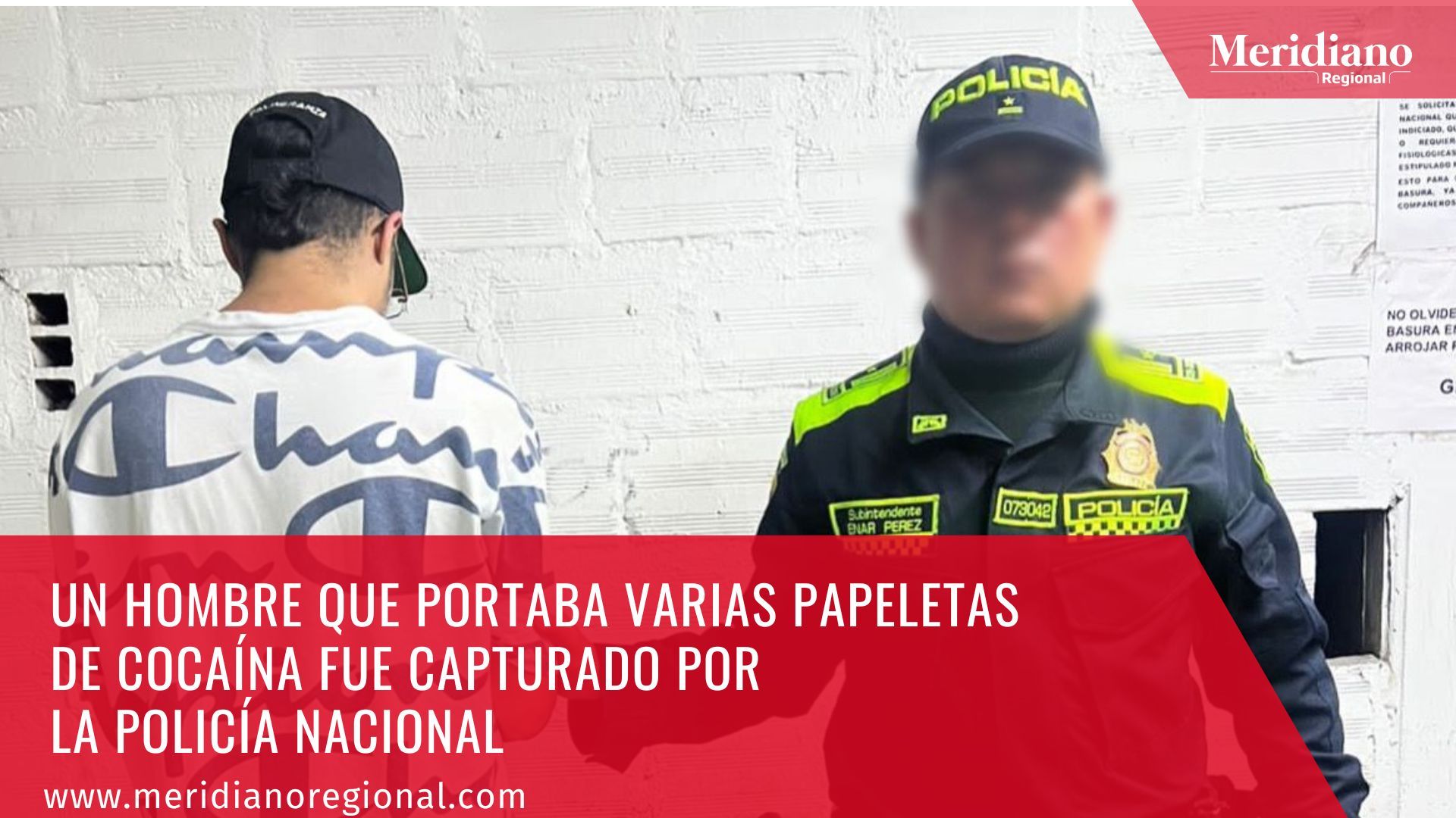 meridiano regional - Un hombre que portaba varias papeletas de cocaína fue capturado - noticias judiciales - noticias popayán