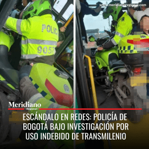 meridiano regional - noticias cauca - noticias nacionales - uso indebido de un bus de TransMilenio - noticias bogotá