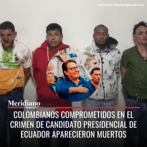 meridiano regional - noticias internacionales - noticias - presidencial Fernando Villavicencio