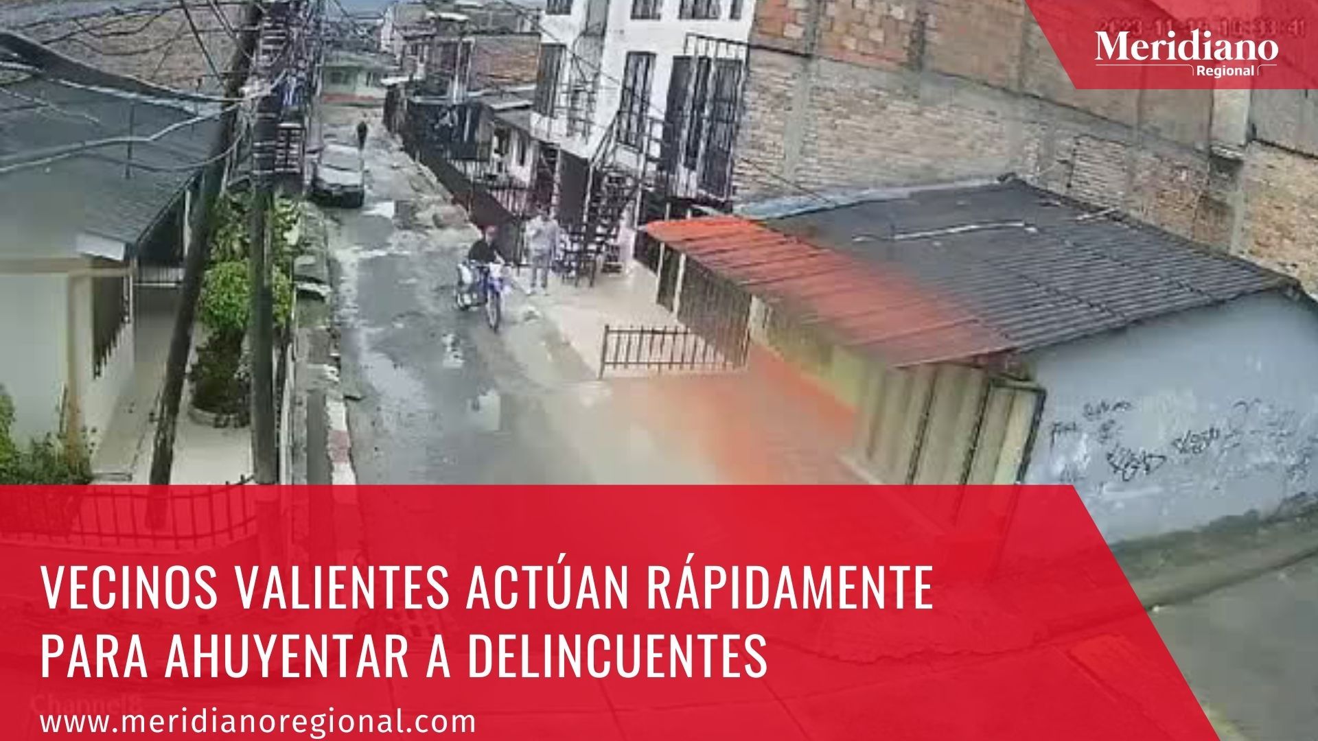 Meridiano regional – noticias cauca -noticias Popayán - Vecinos valientes actúan rápidamente para ahuyentar a delincuentes