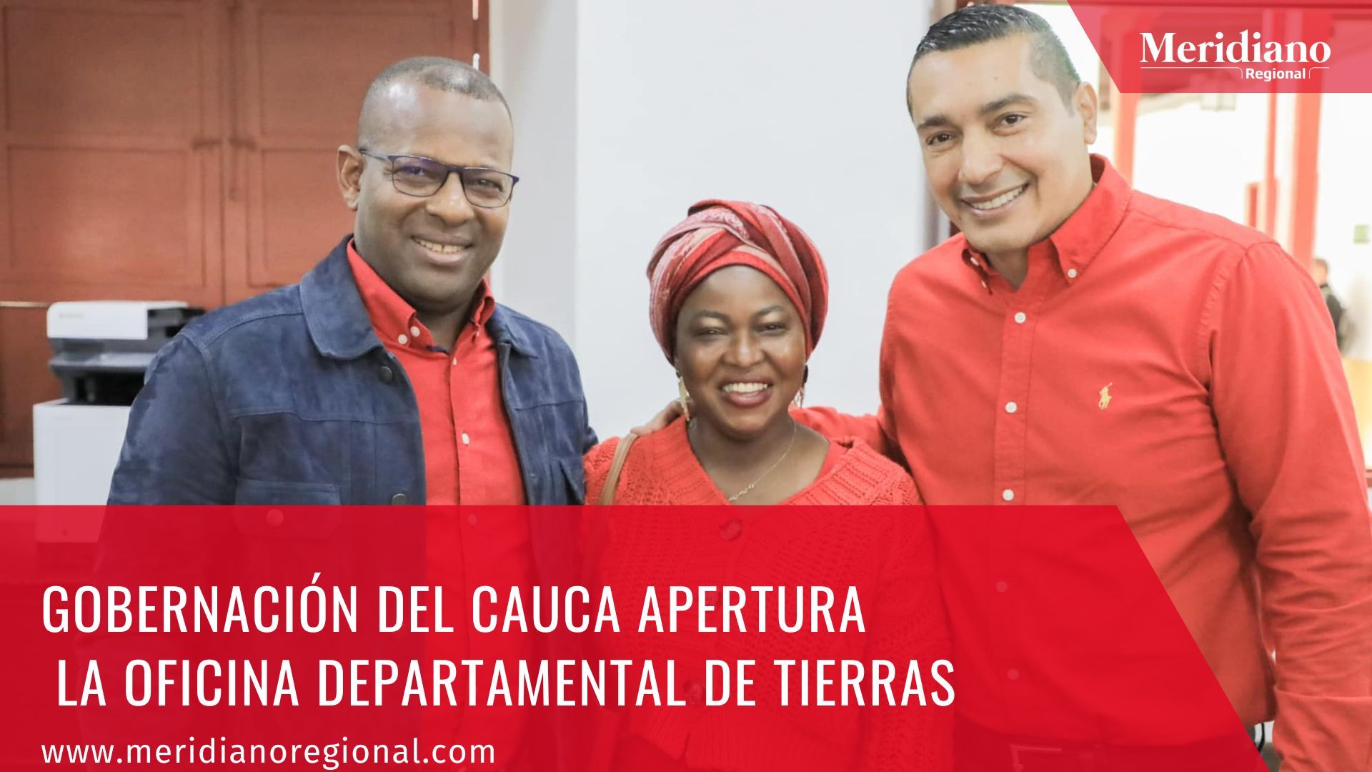 meridiano-regional-Elias-Larrahondo-Carabali-Gobernador-del-Cauca-Octavio-Guzman-Gobernacion-del-Cauca-apertura-la-Oficina-Departamental-de-Tierras-noticias-cauca