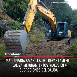 meridiano regional - Gobernador Elías Larrahondo Carabalí - Gobernación del cauca - El secretario de Infraestructura del Cauca - Rodrigo Astaiza Gallego - Inzá - Páez- Totoró