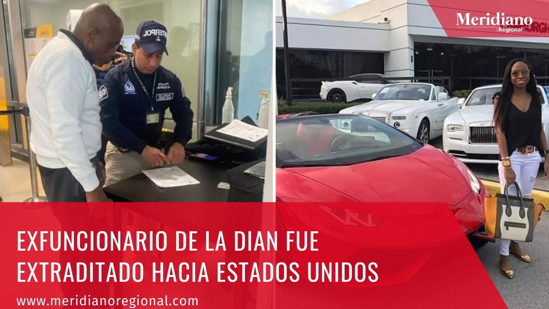 meridiano regional - Jenny Ambuila - Omar Ambuila - exfuncionario de la DIAN - fue extraditado a Estados Unidos - noticias cauca - noticias colombia