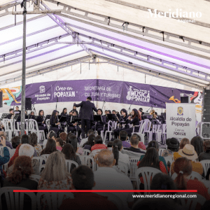 meridiano regional - alcalde de Popayán - Juan Carlos López Castrillón - El I Encuentro de Bandas Sinfónicas en Popayán - noticias cauca