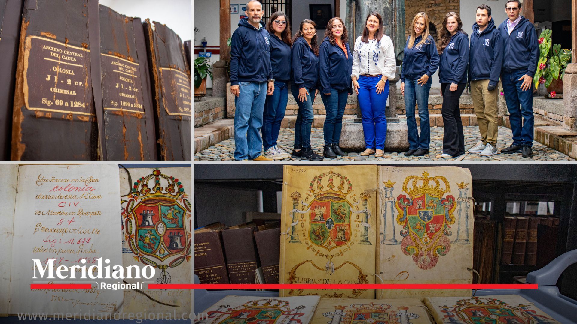 meridiano regional - la UNESCO reconoce como Memoria del Mundo sección custodiada por el Archivo Histórico de la - Universidad del Cauca - noticias cauca