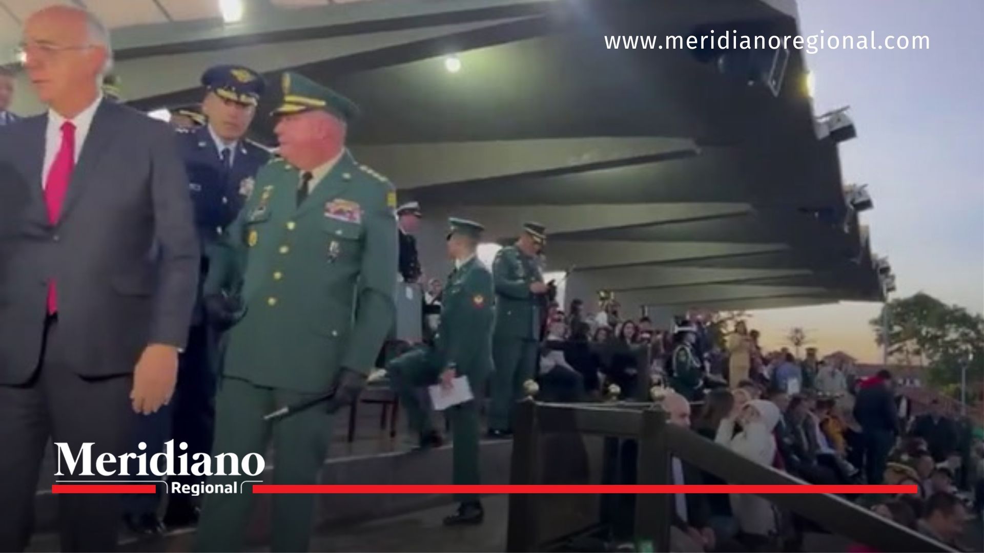 Meridiano regional - Chiflan a ministro de Defensa en ceremonia militar - noticias cauca - noticias colombia