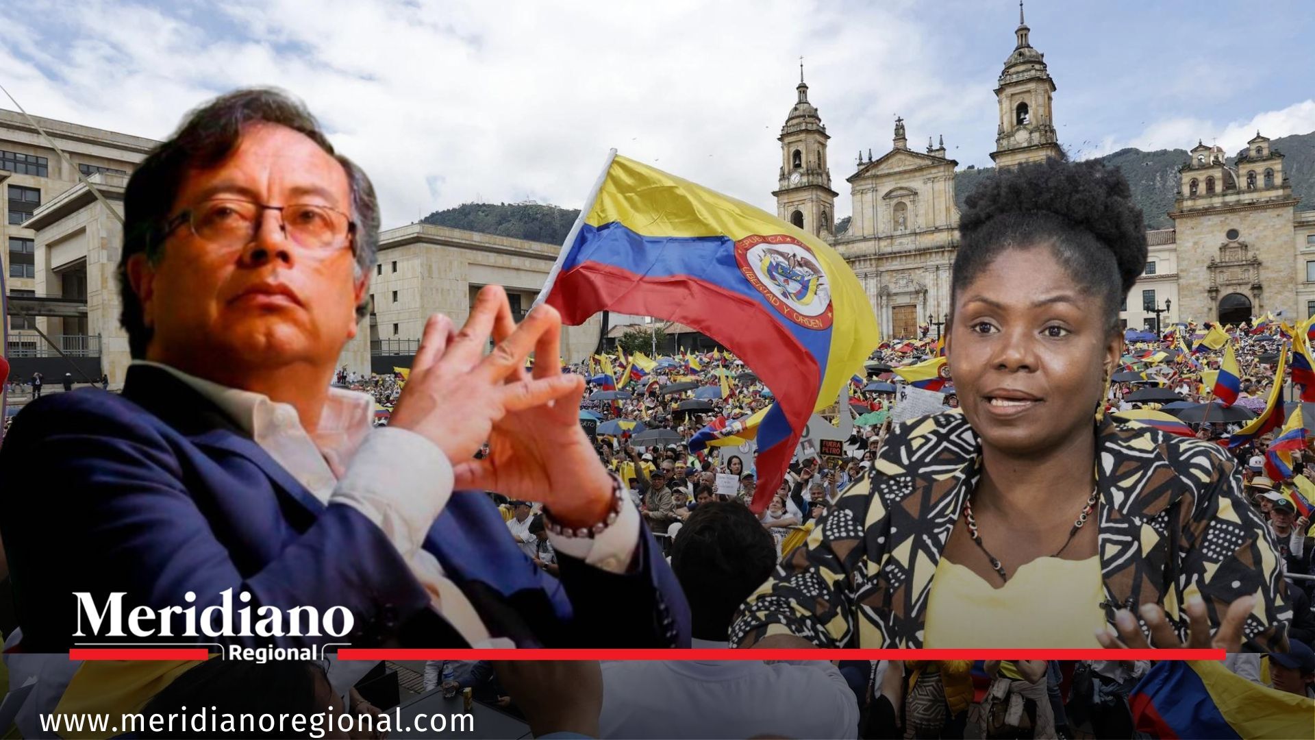Meridiano regional - Gustavo Petro y Francia Márquez cierran 2023 con favorabilidad en descenso - noticias cauca - noticias valle - noticias colombia - noticias colombianas