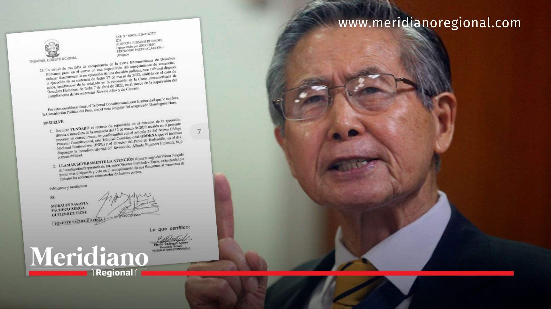 Meridiano regional - Indignación en Perú por la decisión del Tribunal Constitucional de liberar al Expresidente Fujimori - noticias cauca - noticias internacionales 