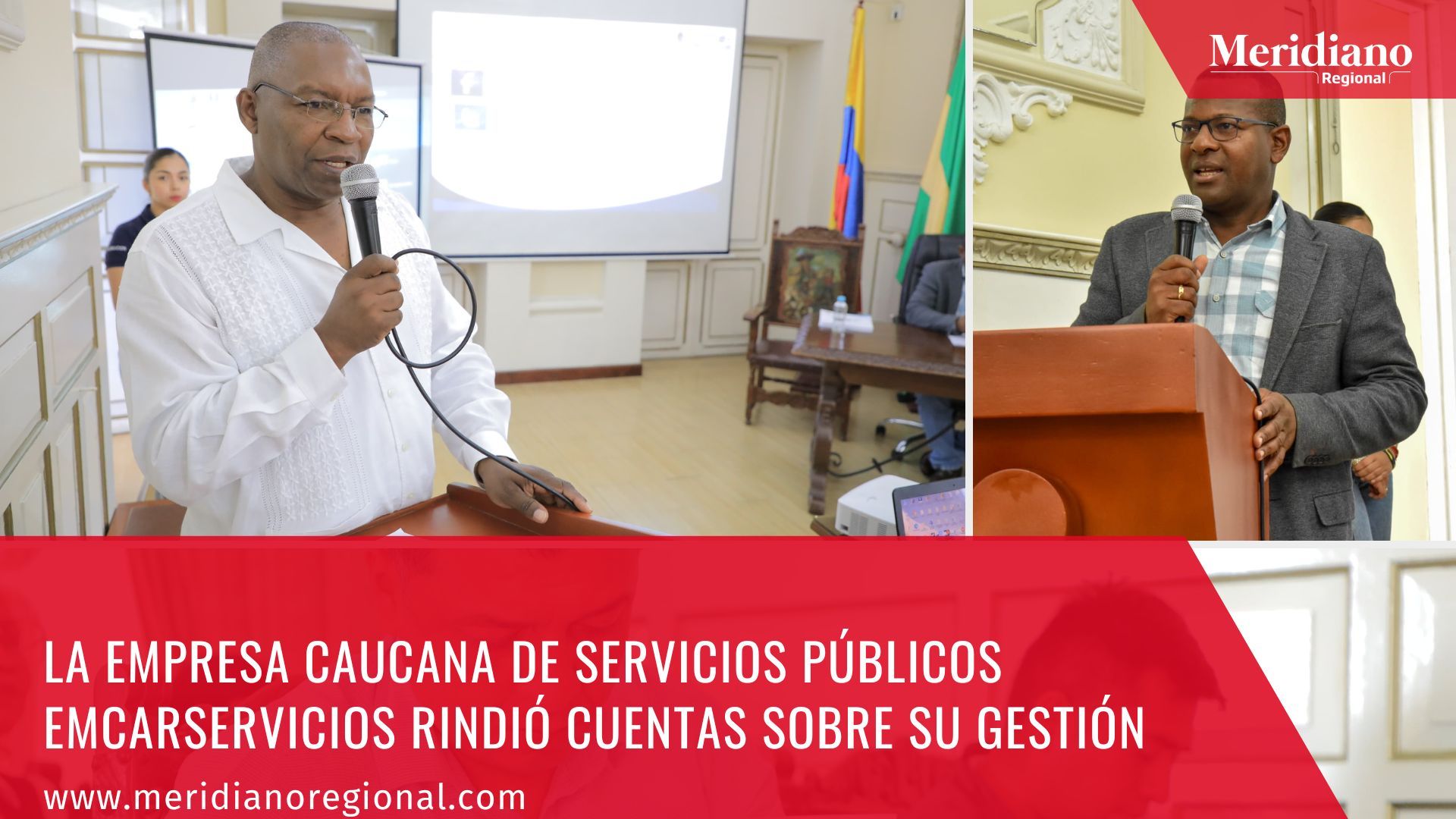 meridiano regional - La empresa caucana de servicios públicos Emcarservicios rindió cuentas sobre su gestión  - Elías Larrahondo Carabalí - Proyecto SIASAR - noticias cauca