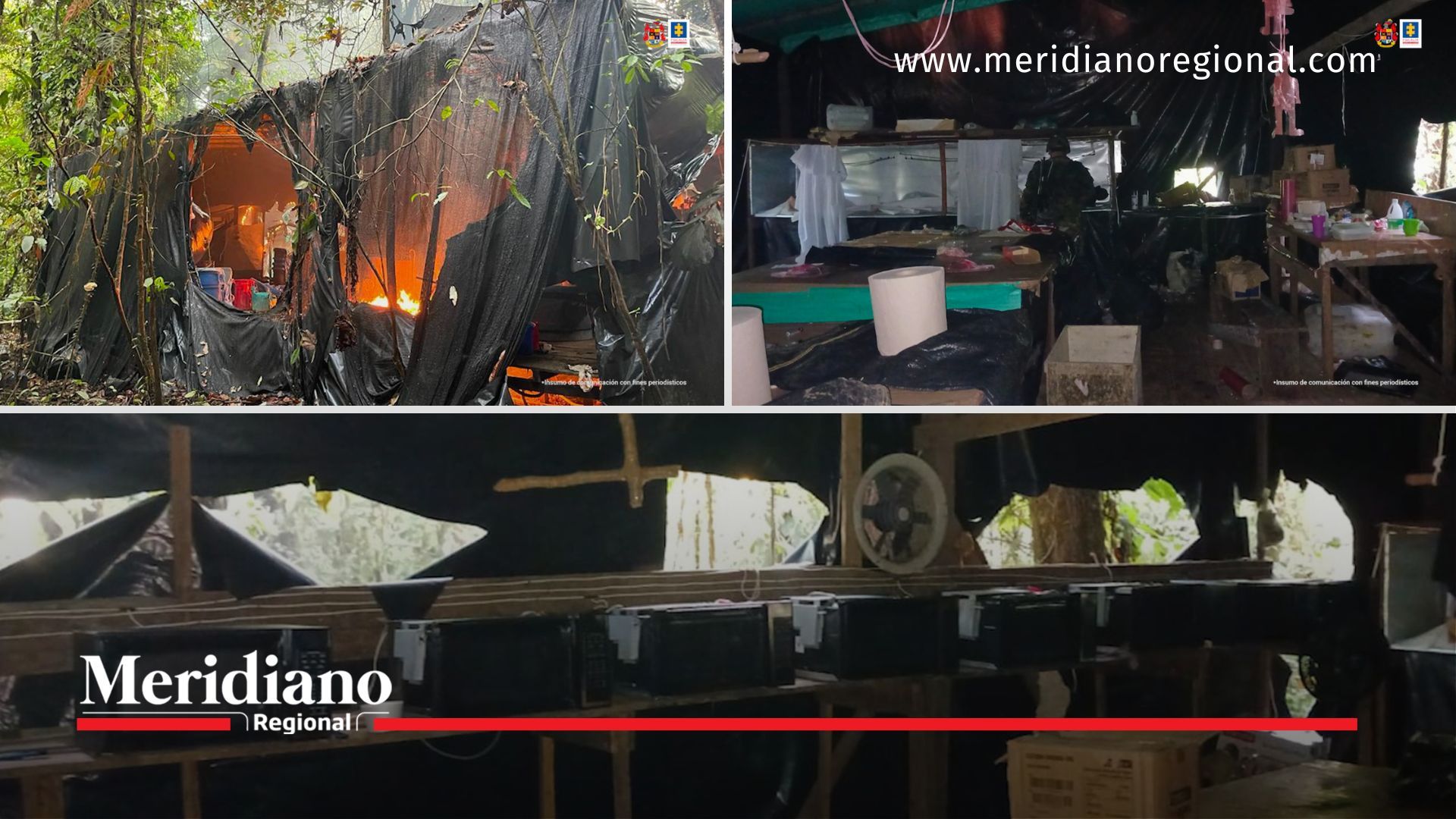 meridiano regional -  Fiscalía destruye laboratorio de cocaína en operativo en Tumaco, Nariño - noticias nariño - noticias cauca - noticias Tumaco