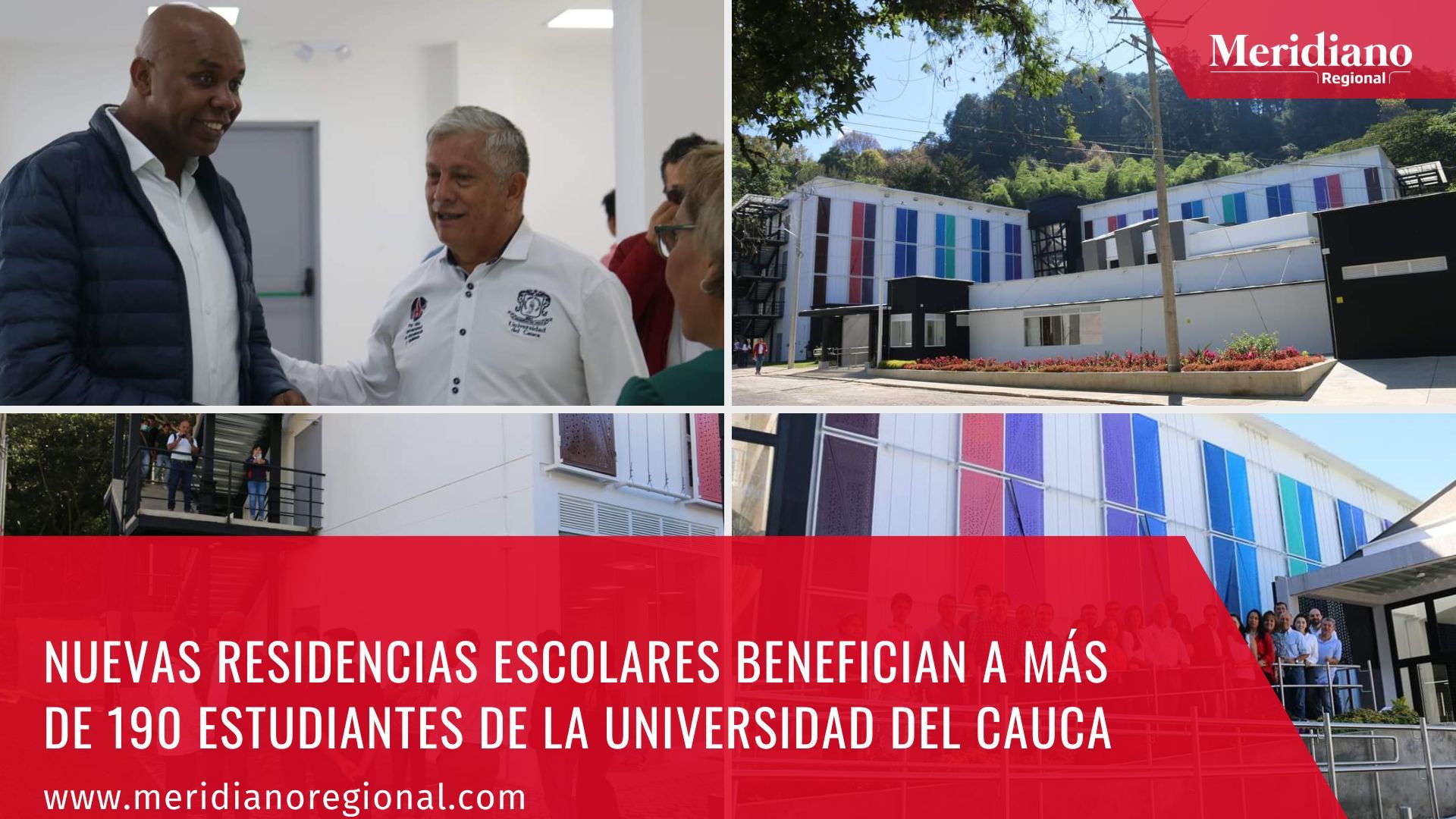 meridiano regional - Nuevas residencias escolares benefician a más de 190 estudiantes de la Universidad del Cauca - Institución Educativa Juan XXIII - Patía - Bolívar - Balboa - El Tambo - La Sierra