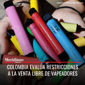 Colombia evalúa restricciones ante alza preocupante del consumo de vapeadores entre estudiantes - cigarrillos electrónicos, Colombia - regulación - noticias cauca - noticias valle - Meridiano Regional Colombia evalúa restricciones ante alza preocupante del consumo de vapeadores entre estudiantes - cigarrillos electrónicos, Colombia - regulación - noticias cauca - noticias valle
