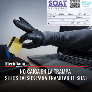 Meridiano regional - No caiga en la trampa sitios falsos para tramitar el SOAT. Entérese de los detalles - noticias cauca - noticias Bogotá - noticias valle - noticias Cali