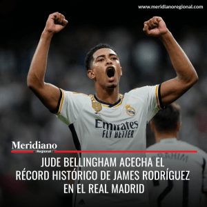 Jude Bellingham acecha el récord histórico de James Rodríguez en el Real Madrid - Sau Paulo - deportista colombiano - Meridiano Regional Jude Bellingham acecha el récord histórico de James Rodríguez en el Real Madrid - Sau Paulo - deportista colombiano
