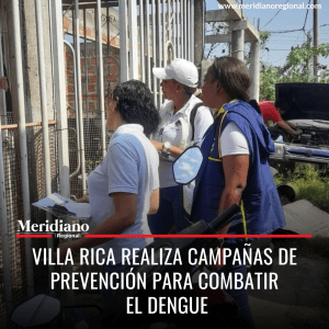 Meridiano regional - noticias cauca -noticias villa rica - noticias destacadas - lo mas leído - Villa Rica realiza campañas de prevención para combatir el Dengue - noticias norte del cauca