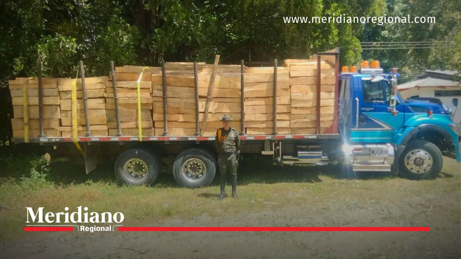 En Popayán Policía de Carabineros incauta 20 metros cúbicos de madera en operativo vial - meridiano regional - noticias cauca - noticias Popayán