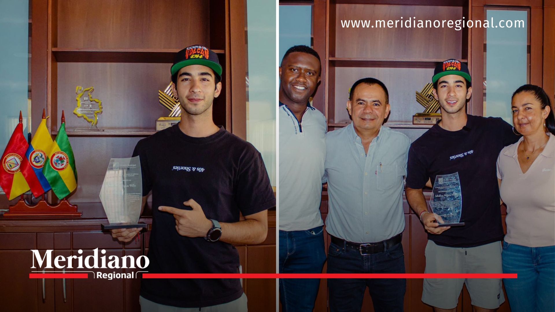 Sebastián Holguín, prodigio del Downhill Santandereano recibe homenaje municipal - meridiano regional -  Germán Holguín - feria de Manizales - Instituto Municipal Para el Deporte y la Recreación - noticias Santander de quilichao 
