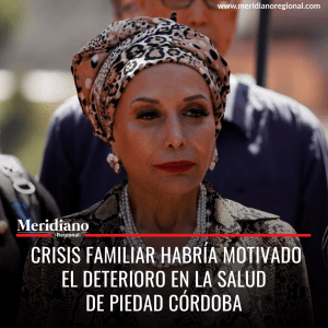 Crisis familiar habría motivado el deterioro en la salud de Piedad Córdoba - meridiano regional - noticias colombia - noticias colombianas - política colombia - actualidad política - Meridiano Regional Crisis familiar habría motivado el deterioro en la salud de Piedad Córdoba - meridiano regional - noticias colombia - noticias colombianas - política colombia - actualidad política
