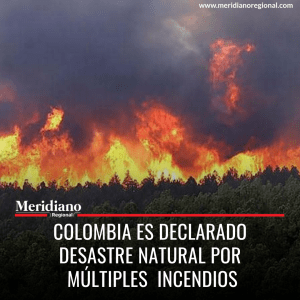 Colombia es declarado desastre natural por múltiples  incendios - meridiano regional - noticias cauca - noticias colombia - medio ambiente - forestal colombia