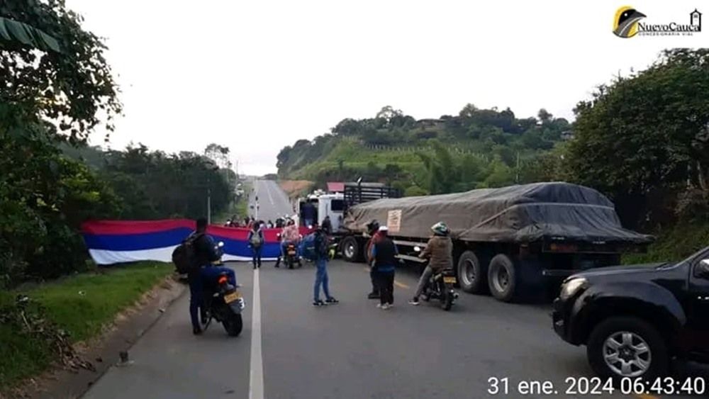 Divisiones entre los Misak serían la causa del bloqueo en la Panamericana