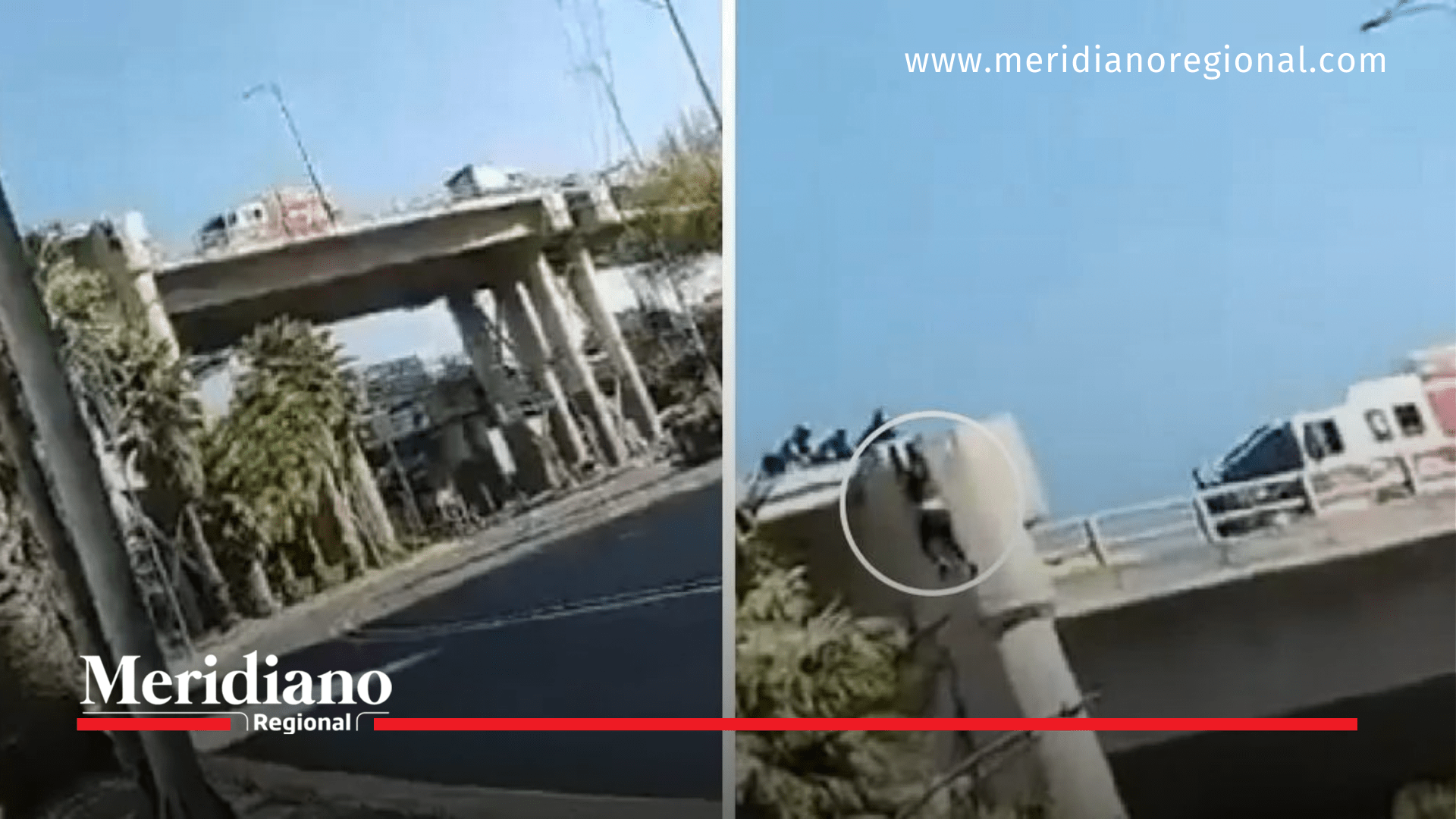 Joven mujer se salvó de milagro luego de caer de un puente - meridiano regional - noticias cauca - noticias colombia - noticias internacionales - noticias valle ‘ noticias Mexico 