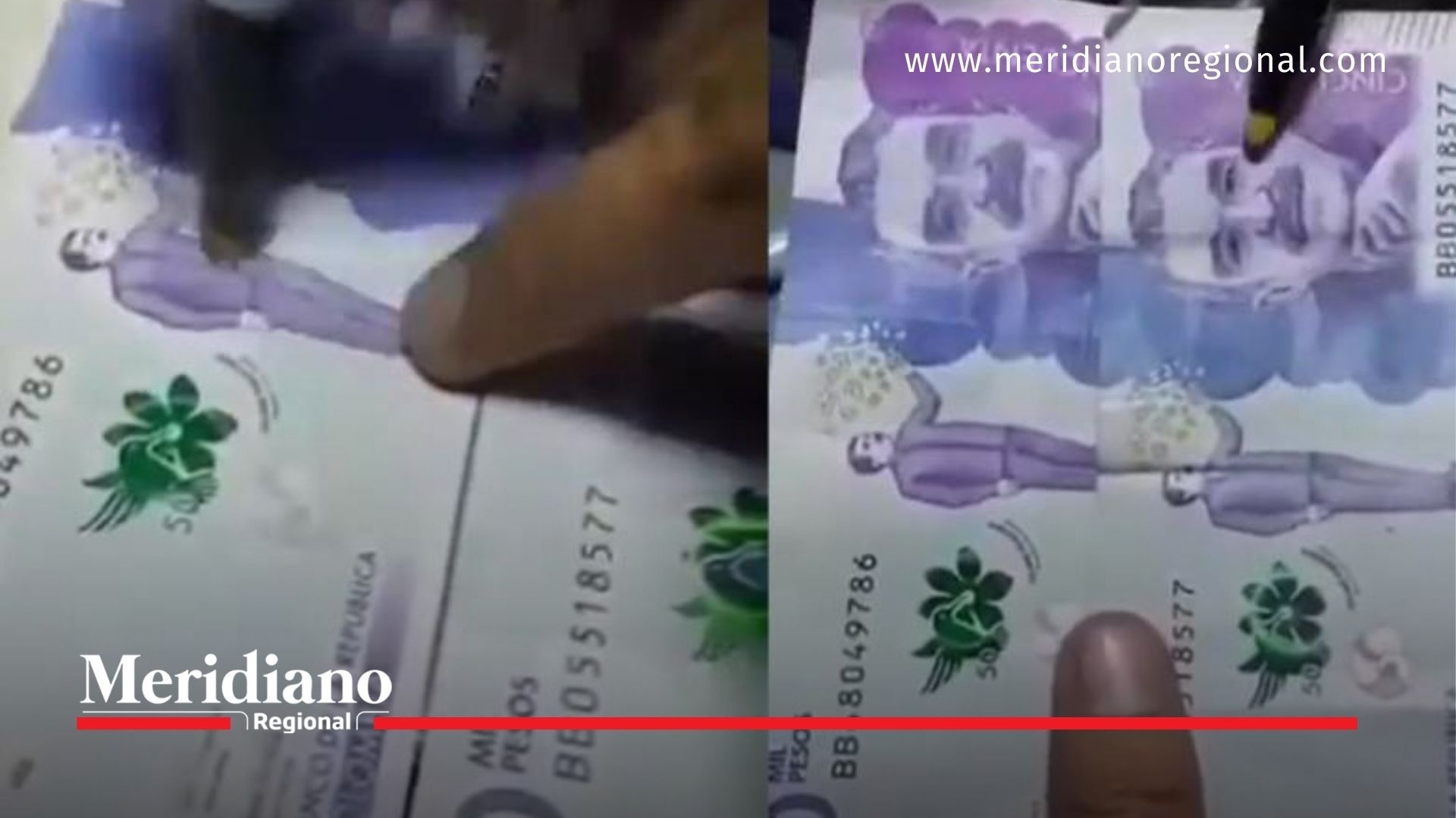 Ojo circula billete falso de $50.000 que burla detectores convencionales - meridiano regional - noticias cauca - noticias colombia - noticias Popayán