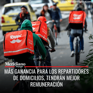 Más ganancia para los repartidores de domicilios, tendrán mejor remuneración - meridiano regional - noticias cauca - noticias valle - noticias colombianas - Meridiano Regional Más ganancia para los repartidores de domicilios, tendrán mejor remuneración - meridiano regional - noticias cauca - noticias valle - noticias colombianas